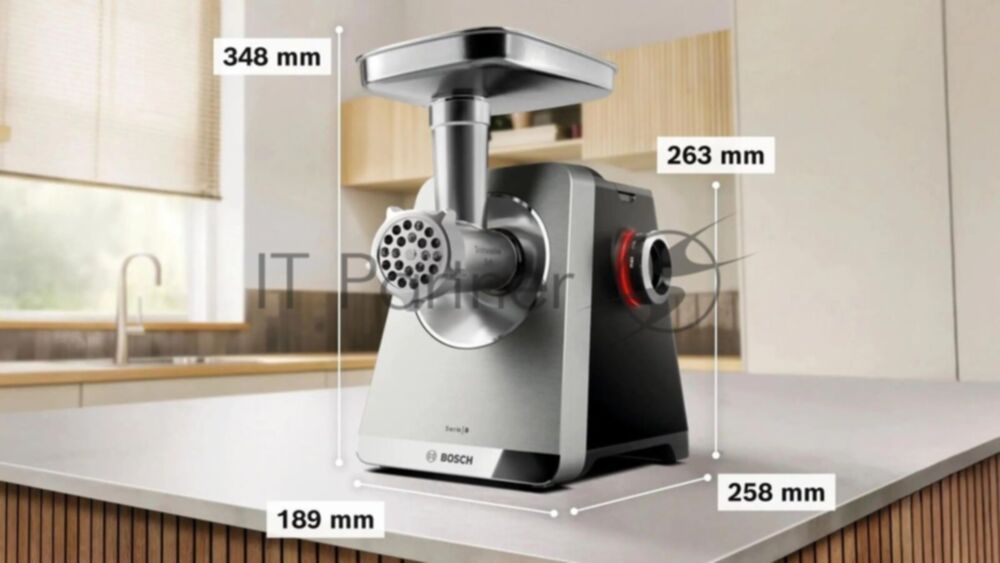 Мясорубка Bosch Series 8 MFWS835M 2500Вт черный