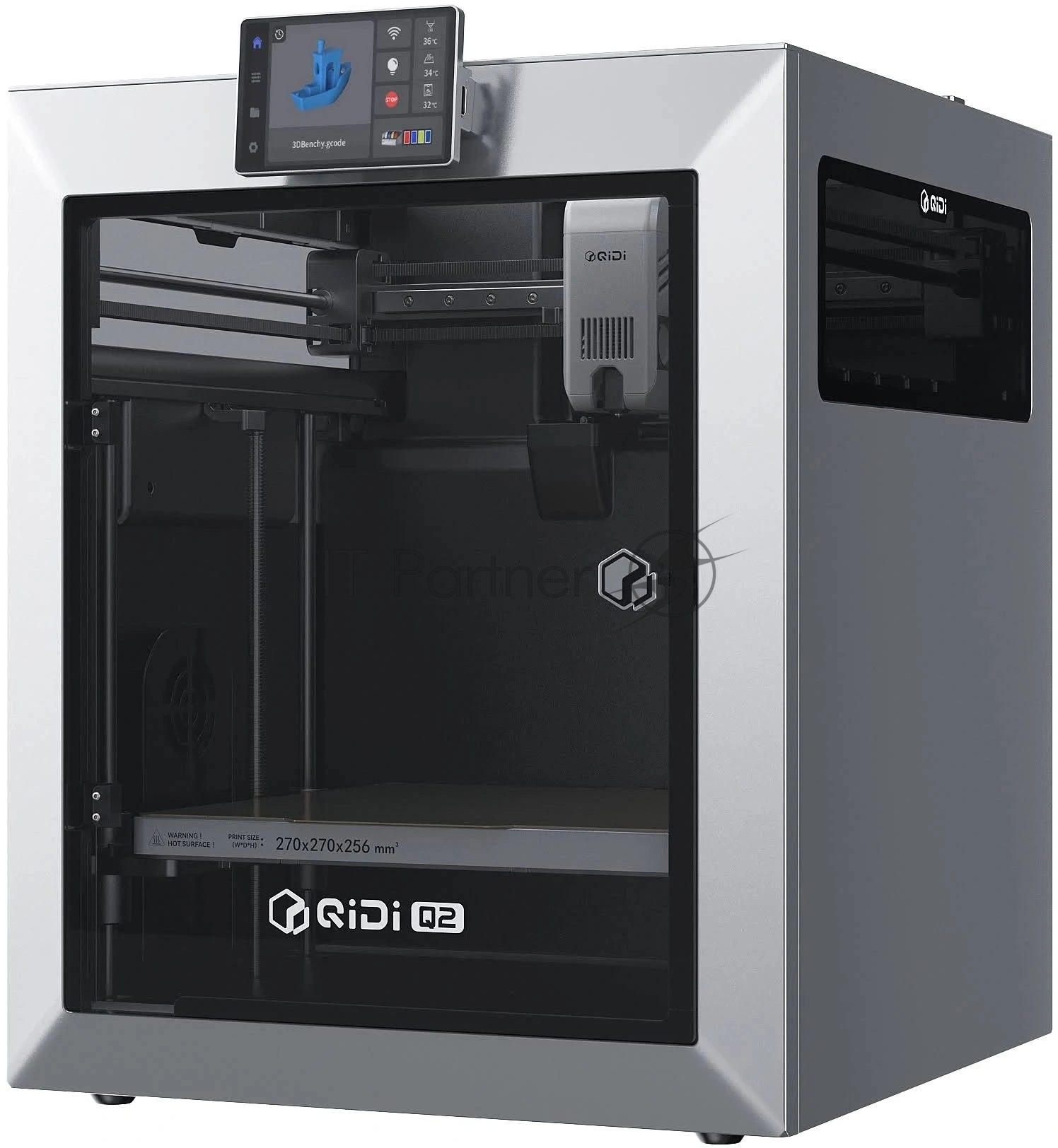 Принтер 3D Qidi Q 2 270x270x256мм ABS/PLA/PETG/Flex/ASA/PC/PET/TPU