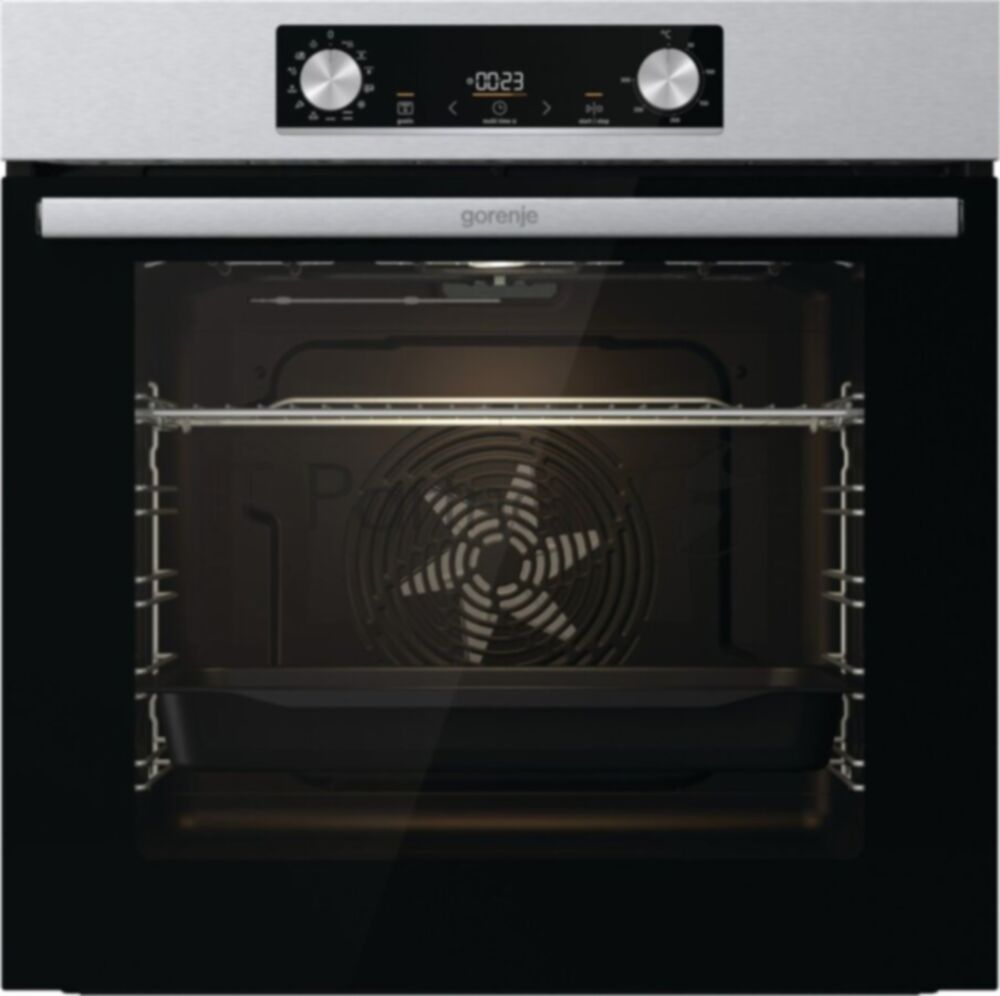Встраиваемый электрический духовой шкаф Gorenje BO6737E02X, 77 л, 300 °C, конвекция, электрический гриль, класс A