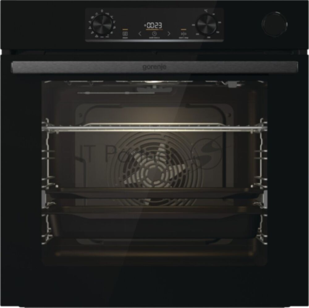 Встраиваемый электрический духовой шкаф Gorenje BSA6737E15BG , 77 л, 300 °C, конвекция, электрический гриль, класс A