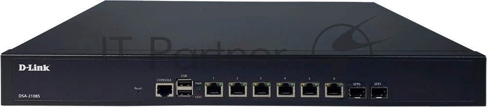 Маршрутизатор D-Link DSA-2108S/A2A 10/100/1000BASE-T черный