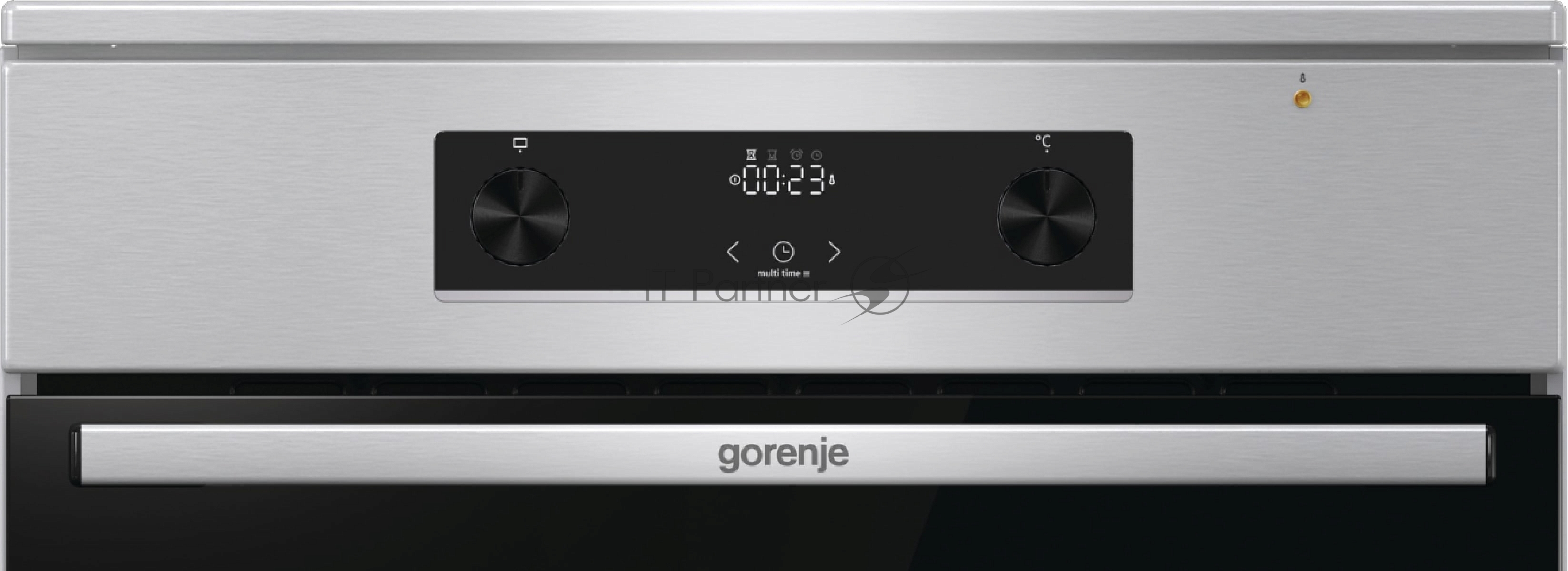 Плита электрическая Gorenje GEIT6C60XPG нержавеющая сталь, конфорок 4 шт, духовка 71 л, 60 см x 85 см x 60 см