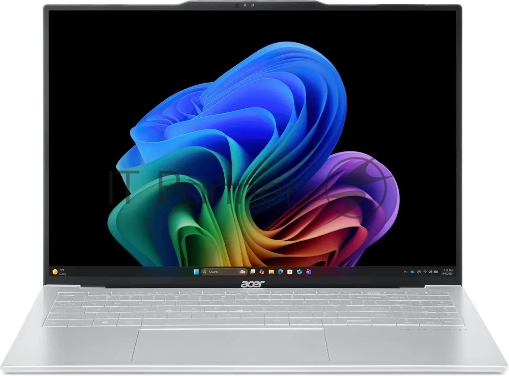 Ноутбук Acer Swift Air SFA16-61M-R0MH (NX.DJACD.001_Win11P) AMD Ryzen AI 5 330 2000MHz/16"/1920x1200/16GB/512GB SSD/AMD Radeon 820M/Wi-Fi/Bluetooth/Windows 11 Pro Silver