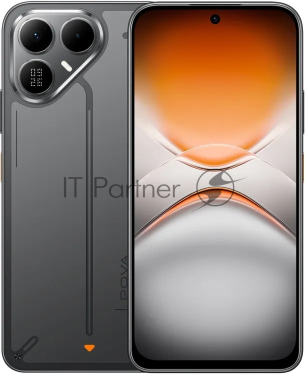 Смартфон Tecno Pova 8 5G 256Gb 8Gb черный моноблок 3G 4G 6.76" 2344x1080 Android 15 802.11 a/b/g/n/ac/ax NFC GPS GSM900/1800 Protect