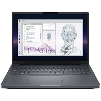 Ноутбук Dell Pro Max 16 Plus MB16250  Core Ultra 7 265HX  16" 16:10 UHD+(3840x 2400),120Hz,500 nits,DDR5 32GB (16GB*2),2TB SSD,NV RTX 3000 Blackwell (12GB GDDR7),backlight,96Whr,FPR,2.55kg,2y,Linux,Black,KB/E