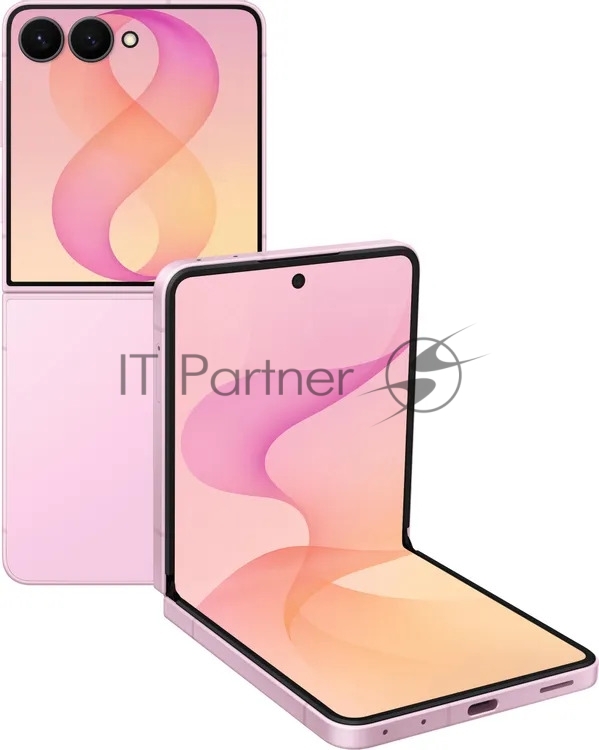 Смартфон Samsung SM-F776B Galaxy Z Flip 8 512Gb 12Gb розовый раскладной 3G 4G 1Sim 6.9" 1080x2520 Android 17 50Mpix 802.11 a/b/g/n/ac/ax/be NFC GPS Protect