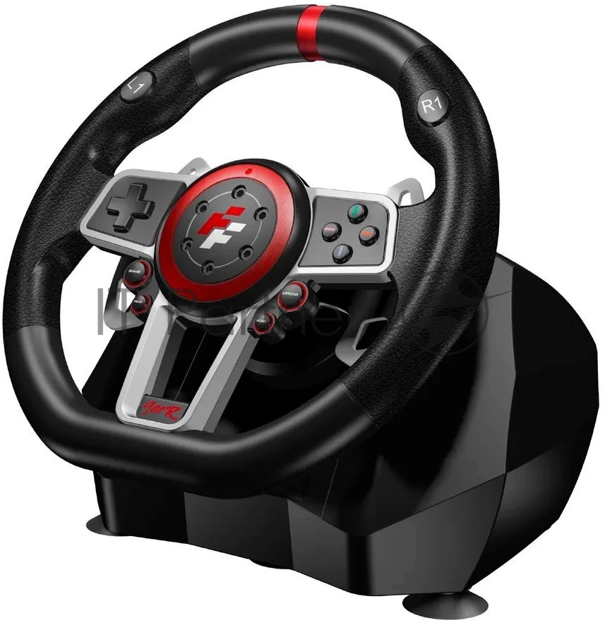 Игровой руль с педалями FLASHFIRE ES900R (Совместим с Nintendo Switch, PS3, PS4, Xbox One, Xbox XSX/XSS, ПК; USB подключение)