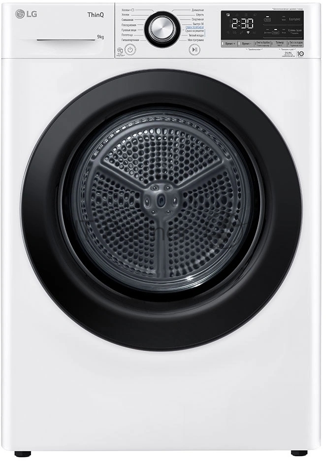 Сушильная машина LG DC90V3V6W.ABWPCOM кл.энер.:A++ макс.загр.:9кг белый