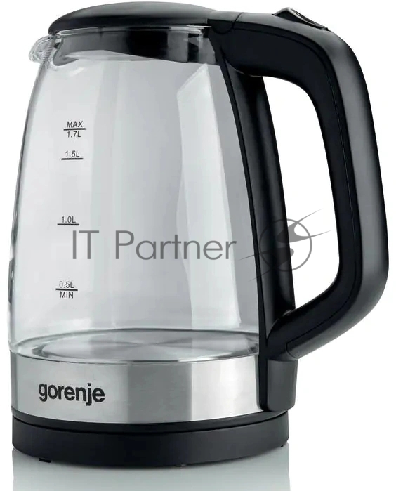 Чайник электрический Gorenje K17BKS 1.7л. 2200Вт черный корпус: металл