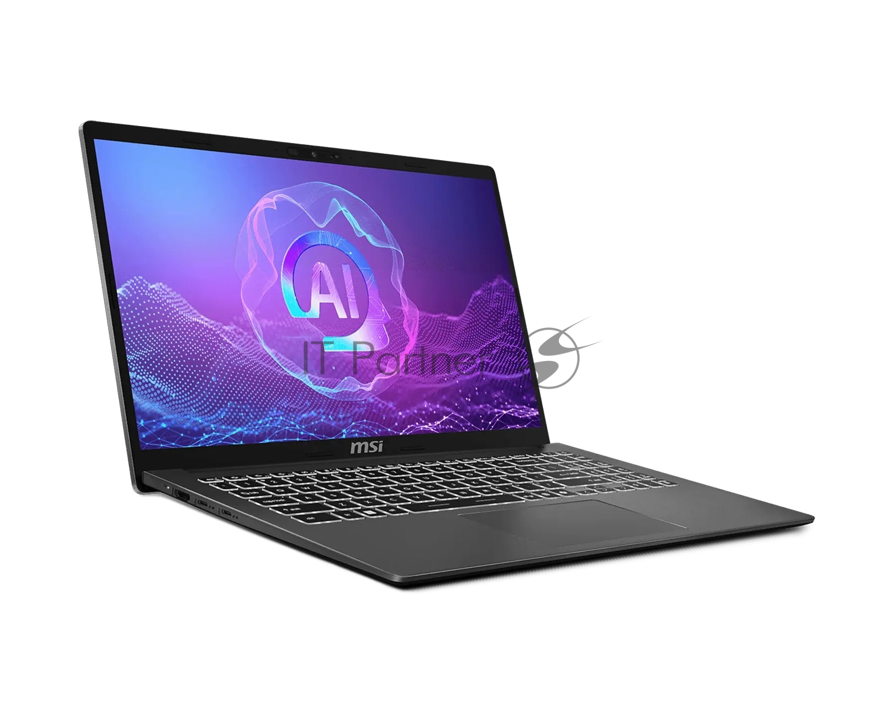 Ноутбук MSI Modern A15 AI+ F3HMG-040XRU/15.6"/IPS/AMD Ryzen AI 5 330/16Gb/512Gb/SSD/AMD Radeon 820M/Без ОС/серый/1.6kg