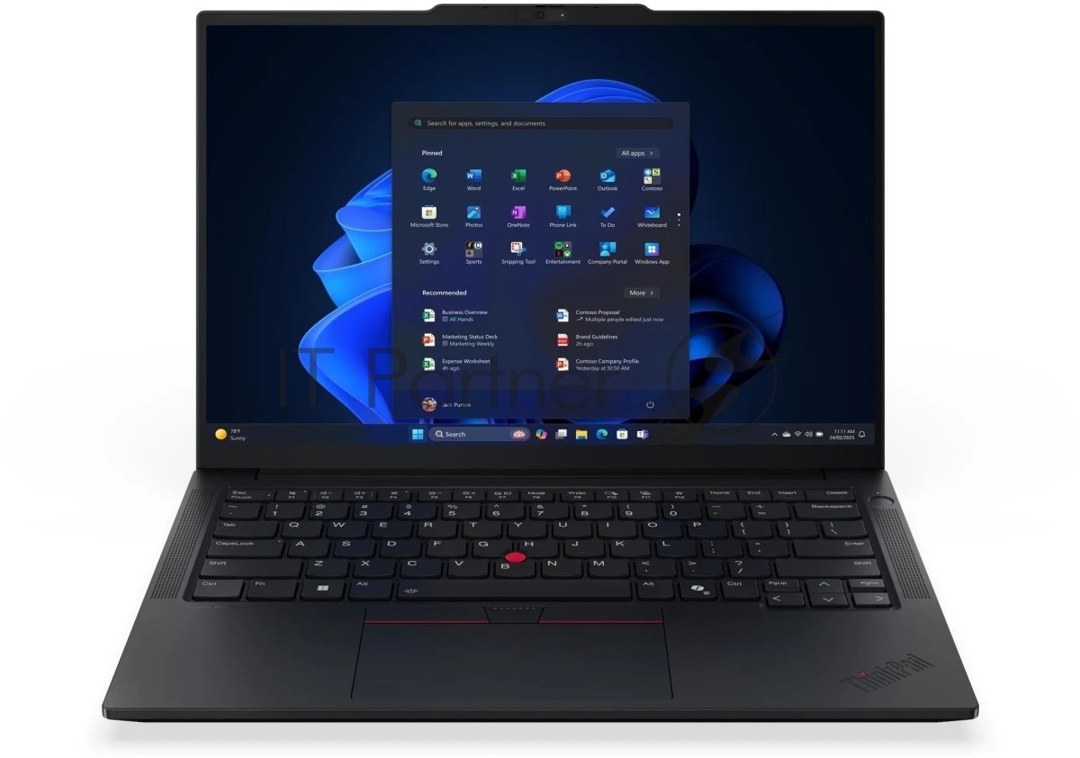 Ноутбук Lenovo Thinkpad E14 Gen 7 21T00041GQ Ryzen 5 220/16GB/512GB SSD/Radeon Graphics/14" WUXGA IPS/WiFi/BT/Cam/noOS/black