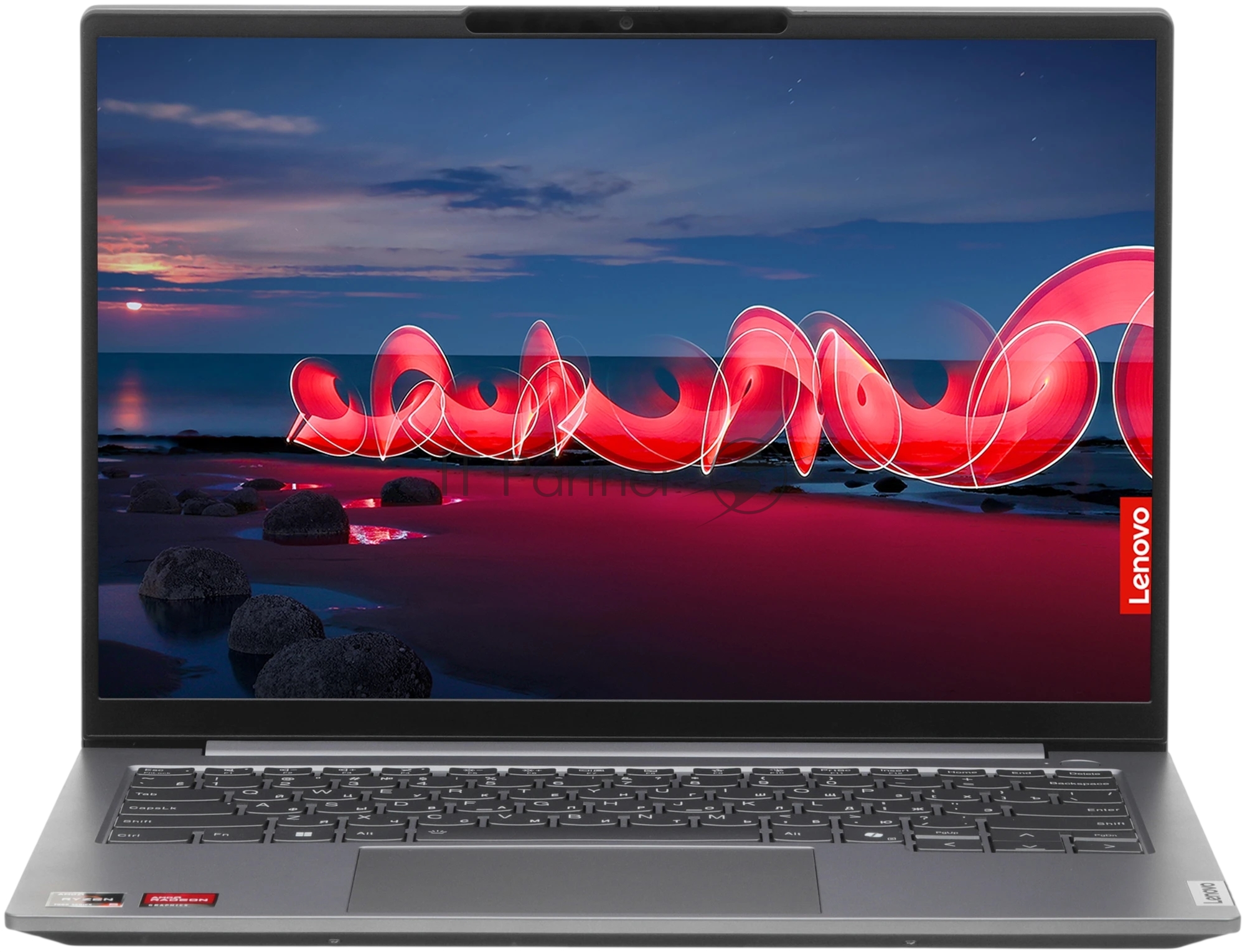 Ноутбук/ Lenovo ThinkBook 14 G7 ARP 14.0" WUXGA 300nits, R5-7535HS,16GB DDR5,512GB SSD,Integrated, IR FHD Cam, Wi-fi AX 2x2-6E+BT,Y-FPR,3 Cell 45Whr ,BKLT KB UK-ENG, No OS, 1Y