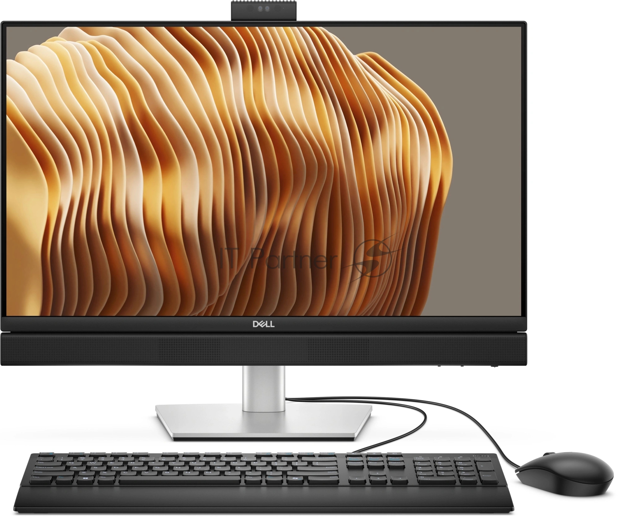 Моноблок Dell Pro 24 Plus QB24250 23.8" Full HD Core Ultra 7 265 (2.4) 32Gb SSD1Tb Graphics CR Windows 11 Pro GbitEth WiFi BT клавиатура мышь Cam серебристый 1920x1080