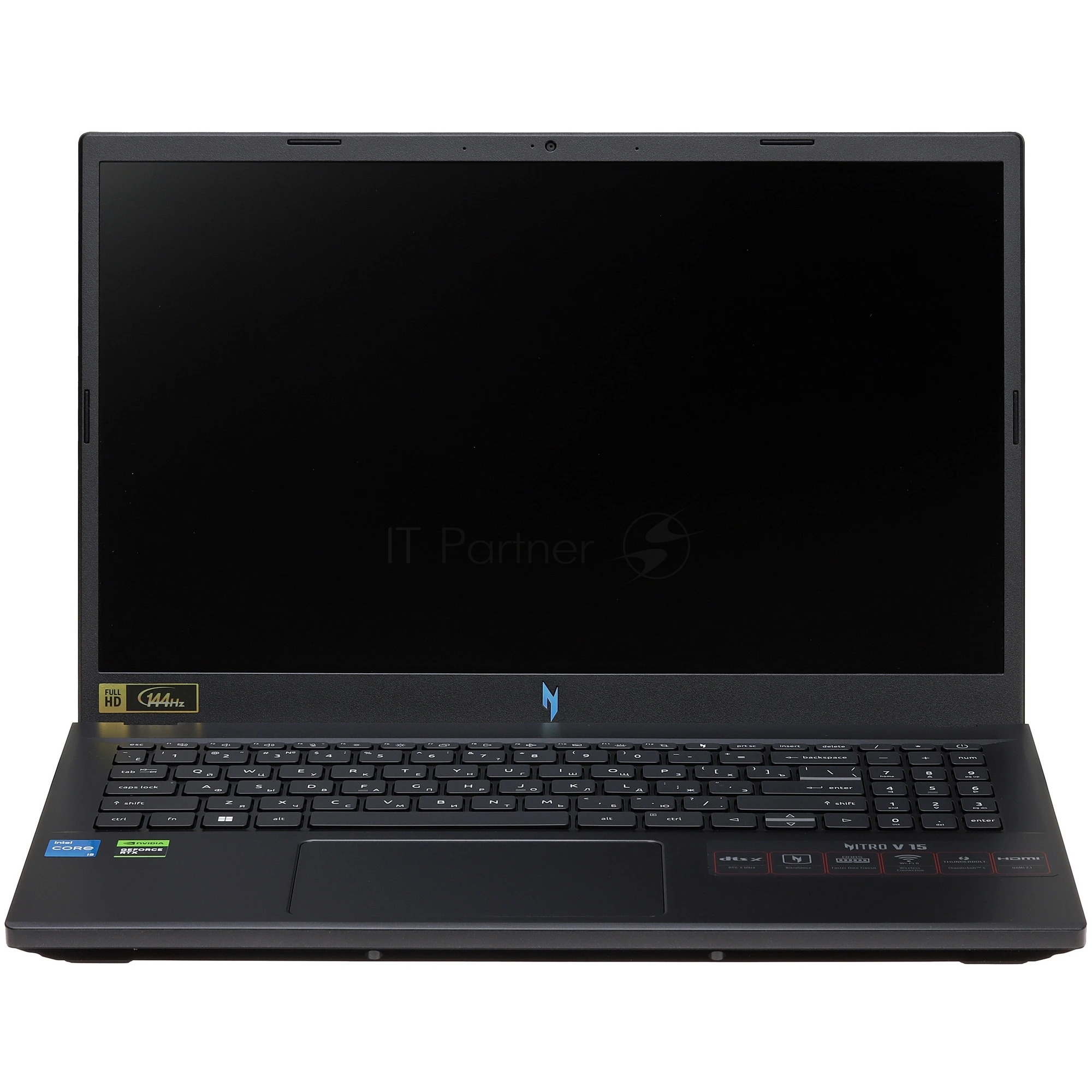 Ноутбук Acer Nitro V 15 ANV15-52-70SQ Core 7 240H 16Gb SSD512Gb NVIDIA GeForce RTX4050 6Gb 15.6" IPS FHD (1920x1080) Windows 11 Home black WiFi BT Cam (NH.QUASA.001)