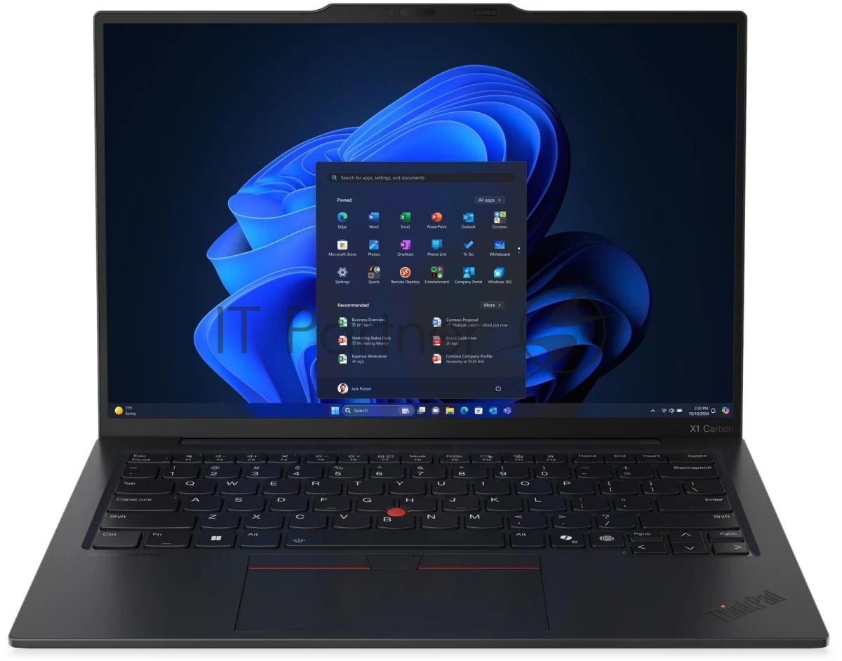 Ноутбук Lenovo ThinkPad X1 Carbon G13 Aura Core Ultra 7 258V 32Gb SSD1Tb Intel Arc 140V 14" IPS Touch WUXGA (1920x1200) Windows 11 Pro 64 black WiFi BT Cam (21NTS41J00)