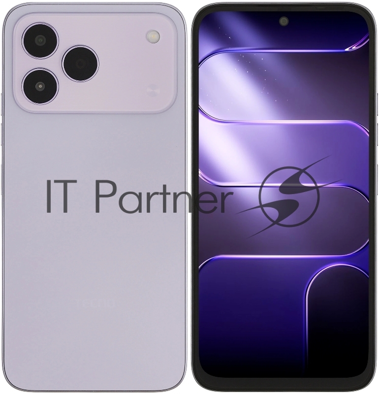 Смартфон Tecno Spark 50 4/128Gb пурпурный