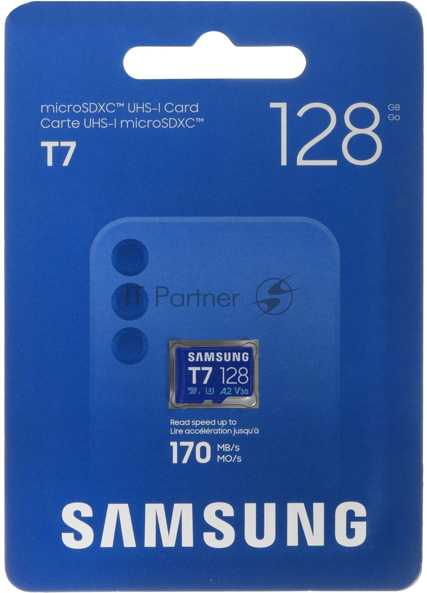 Карта памяти MicroSDXC 128GB Samsung MB-MB128T/WW T7 UHS-1 U3 A2 V30