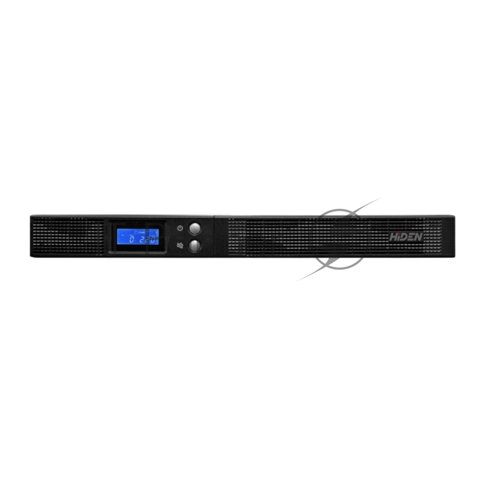 ИБП HIDEN KLPS1000RM-N 1000ВА/900Вт Rackmount 1U, 4xIEC C13, LCD, USB, SNMP слот, RS232, EPO, RJ45/11/ Line-Iinteractive Rack UPS LCD