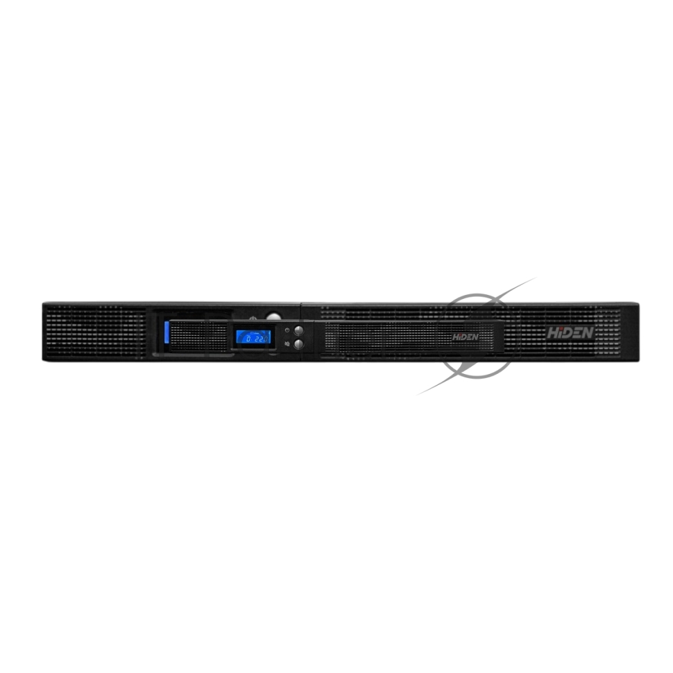 ИБП HIDEN KLPS500RM-N 500ВА/450Вт Rackmount 1U, 4xIEC C13, LCD, USB, SNMP слот, RS232, EPO, RJ45/11/ Line-Iinteractive Rack UPS LCD