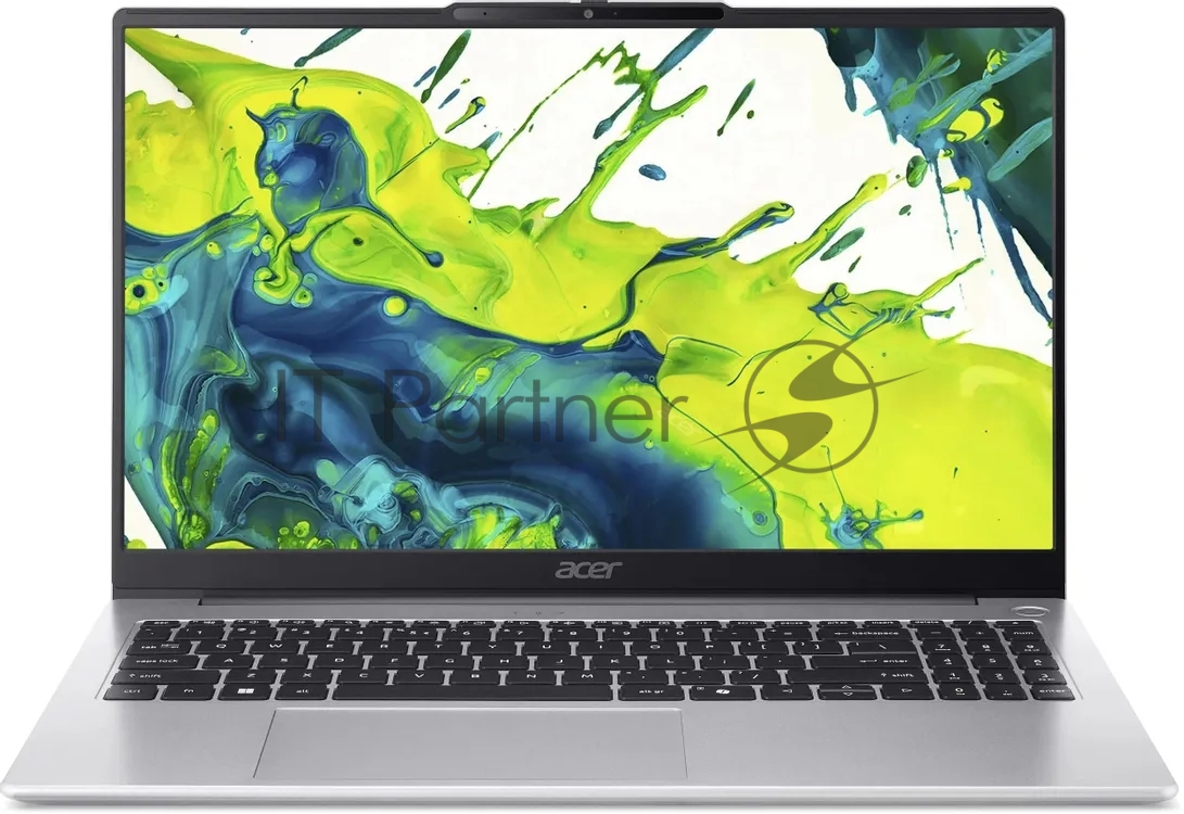 Ноутбук Acer Aspire Lite AL15-74P-7403/15.6"/IPS/Intel Core Ultra 7 155H/16GB/512GB SSD/Intel Graphics/без ОС/серебристый/1.59kg
