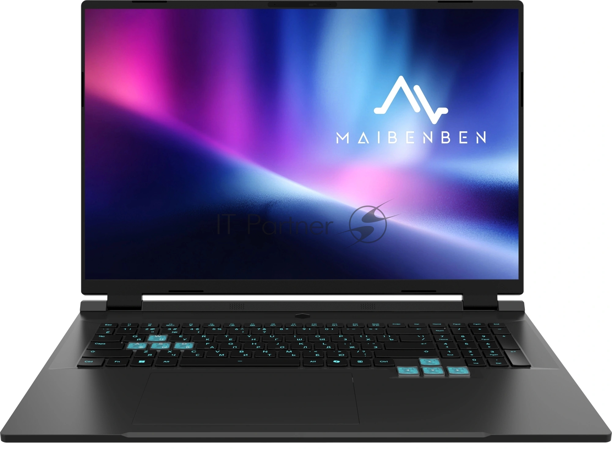Ноутбук Maibenben X18A-R98957 Ryzen 9 8945HX 24Gb SSD1Tb NVIDIA GeForce RTX 5070 8Gb 18" IPS FHD+ (1920x1200) Windows 11 Home black WiFi BT Cam 5200mAh (X18A-R989570R3RHB4E10)