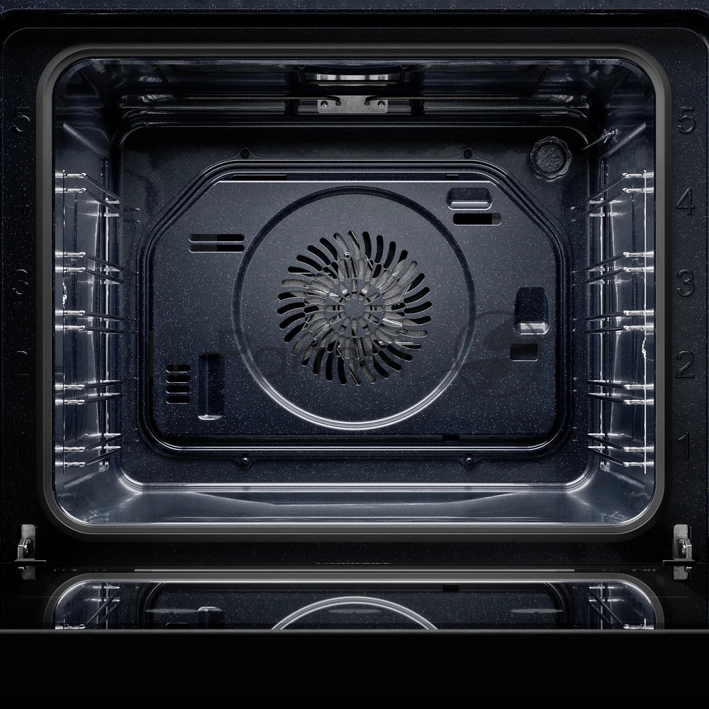 Духовой шкаф MONSHER MOE 6023 Static T Noir, High-Tech, 78 л, поворотное управление, таймер, 6 режимов, макс. температура 310 градусов, телескопические направляющие (на 1 уровень), энергоэффективность А, цвет черный