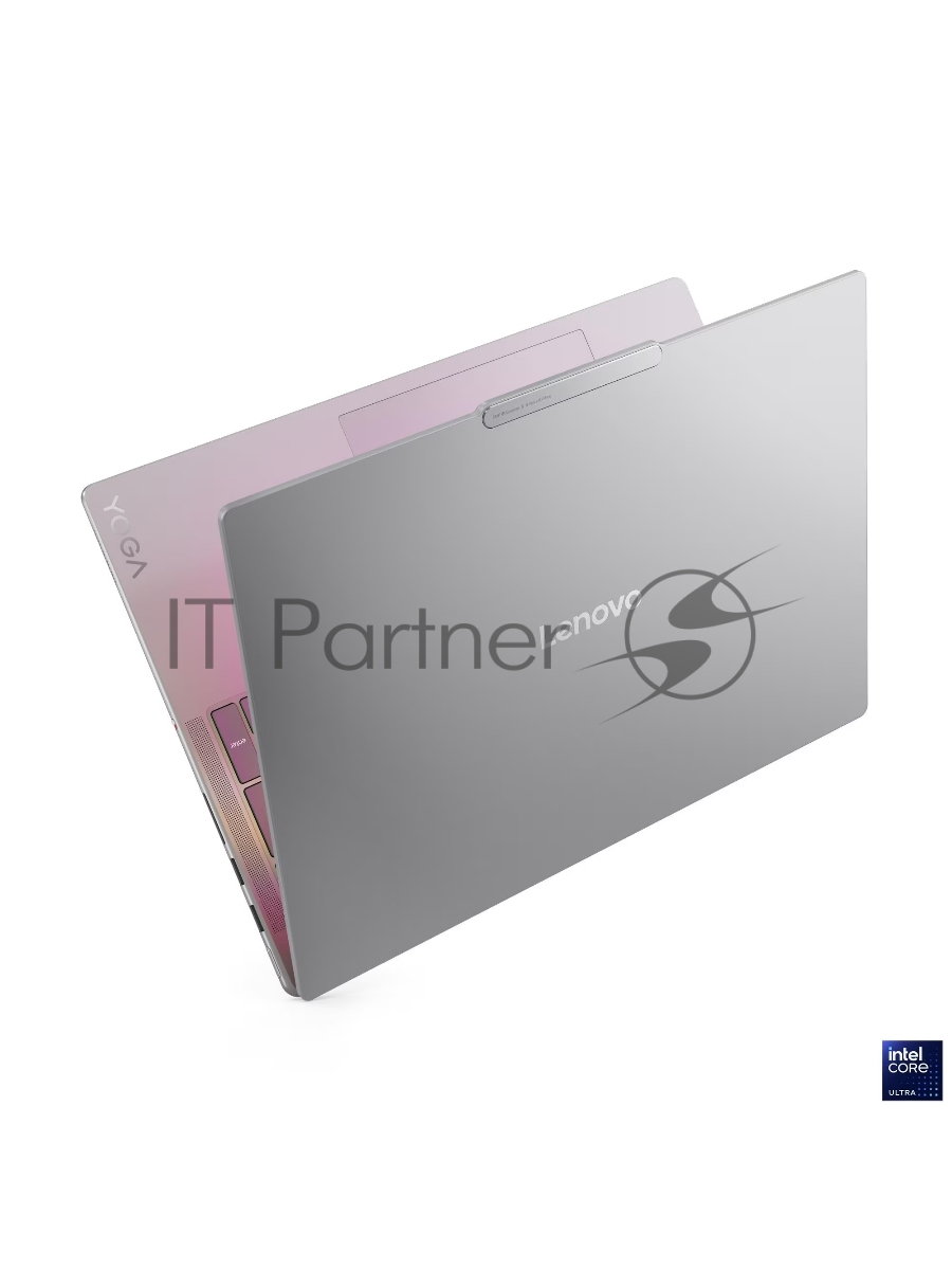 Ноутбук Lenovo Yoga Pro 9 16IAH10 16"(2880x1800 OLED)/Intel Core Ultra 7 225H(3.3Ghz)/32768Mb/1024SSDGb/noDVD/Ext:NVIDIA GeForce RTX 5050(8192Mb)/Cam/BT/WiFi/84WHr/war 1y/2.05kg/luna grey/Win11Home + 170W, RU kbd