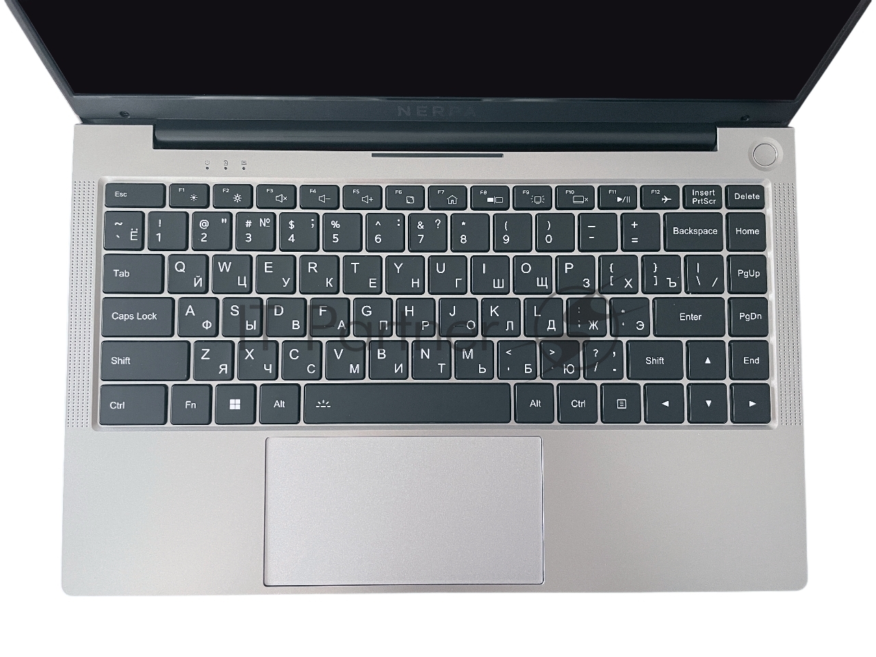 Ноутбук NERPA CASPICA A542-14 (14" IPS/1920x1080/AMD Ryzen 5 6600H (3.3GHz)/16GB/500GB NVMe SSD/Radeon 660M/WiFi+BT/Win11Pro/50WHr/1.45kg/Grey/1Y)