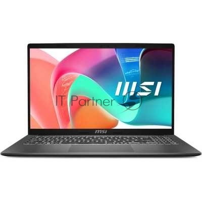 Ноутбук MSI Modern 15 F1MXG-1278XRU/15.6"/IPS/Intel Core 7 150U/16Gb/512Gb SSD/Intel Graphics/NoOS/серый/1.7kg