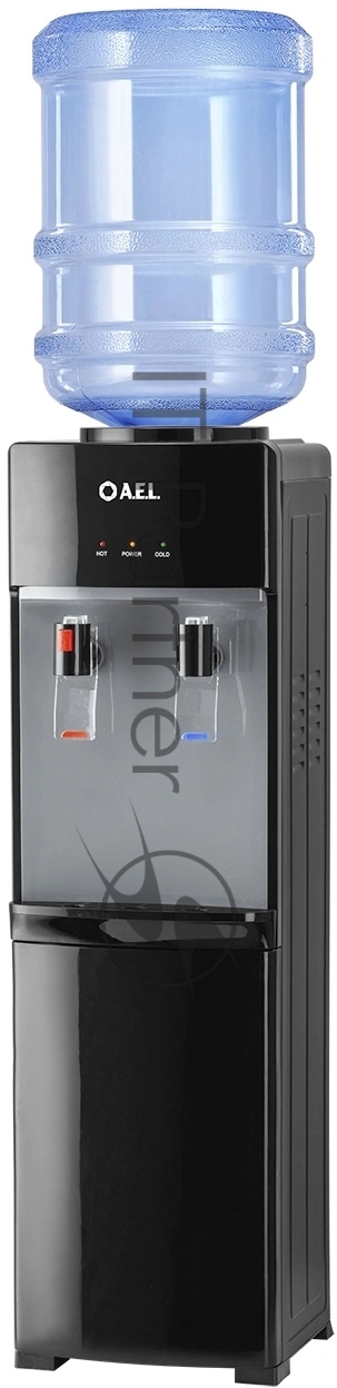 Кулер AEL LD-AEL-425 напольный электронный черный/серебристый