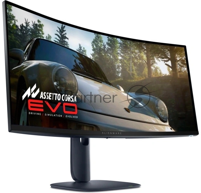 Монитор Dell 34" Alienware AW3425DW черный QD OLED LED 21:9 HDMI матовая HAS Piv 1000cd 178гр/178гр 3440x1440 240Hz FreeSync Premium Pro DP UW USB 8.14кг