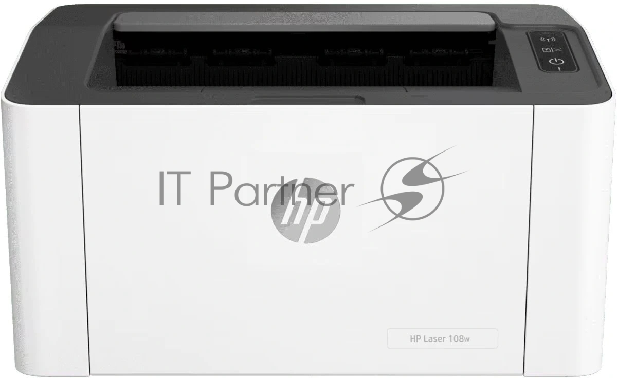 Принтер лазерный HP Laser M108w (4ZB80A) A4 WiFi белый