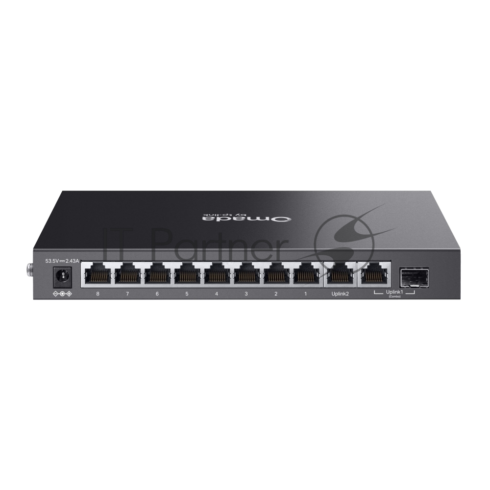 Коммутатор TP-Link Omada 10-Port Gigabit Easy Managed Switch with 8-Port PoE+