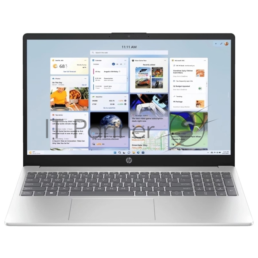 Ноутбук HP 15-FD1003NQ/15.6"/IPS/Intel Core Ultra 5 125H/24Gb/1Tb SSD/Intel Arc Graphics/noOS/серебристый/1.65kg