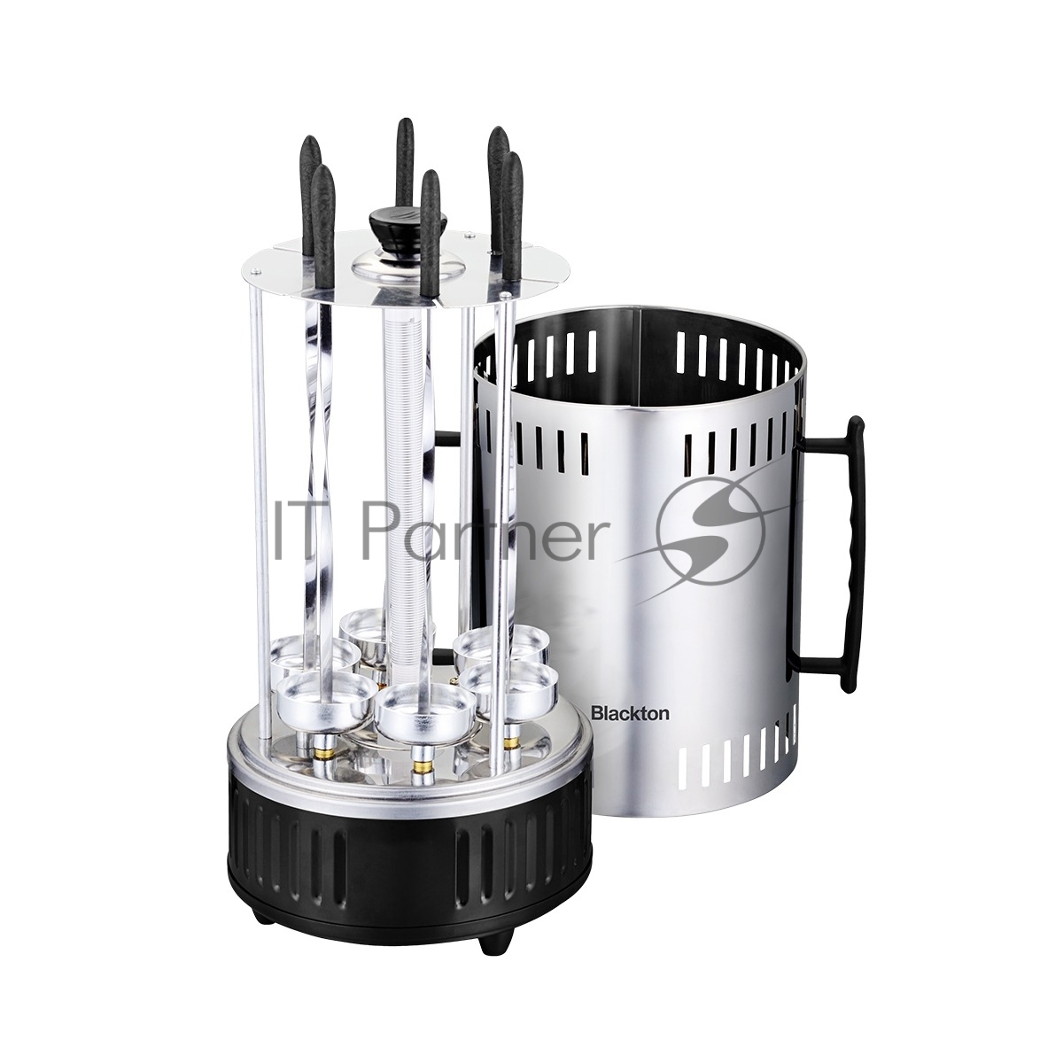 Электрошашлычница Blackton Bt BBQ1110 Стальной-Чёрный