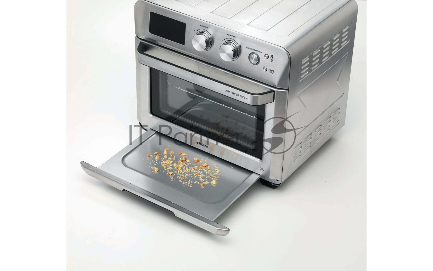 Аэрофритюрница + духовка Ariete 00C462911AR0 нержавеющая сталь, 1700 Вт, 25 л, комбинированное управление, 15 программ