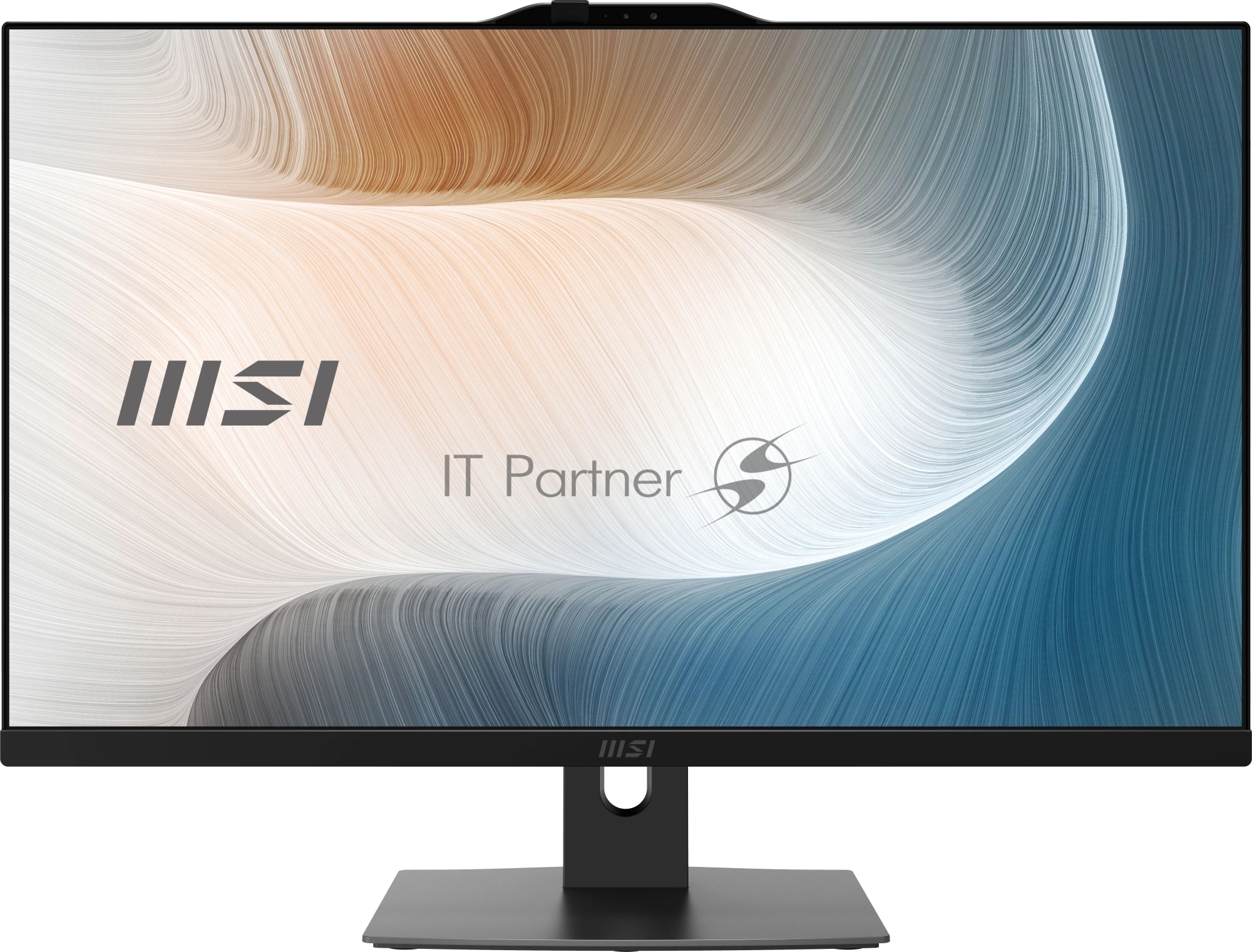 Моноблок MSI Modern AM272P 1MA-1492XRU 27" Full HD Core 3 100U 8Gb SSD500Gb Graphics без ОС GbitEth WiFi BT клавиатура мышь Cam черный 1920x1080