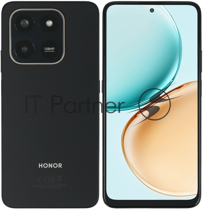 Смартфон Honor X7d 8/256Gb, черный