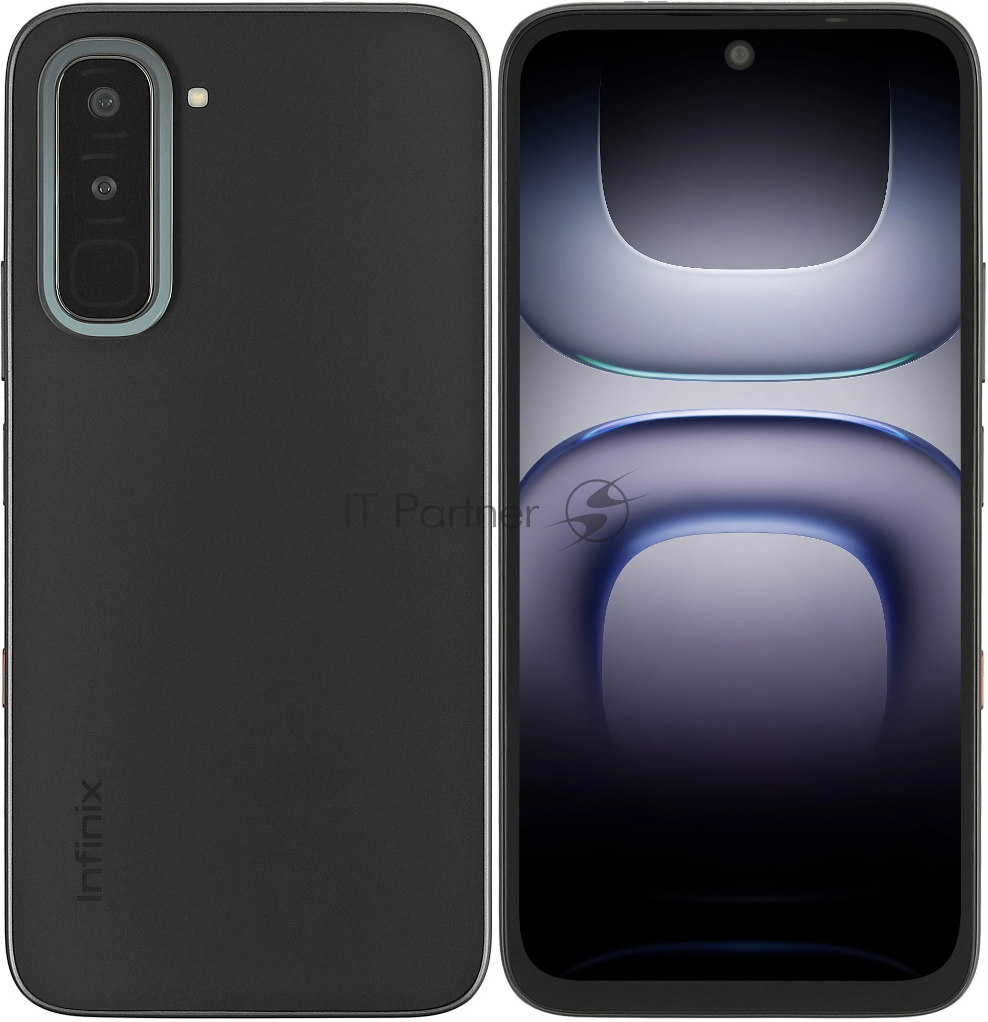 Смартфон Infinix Hot 70, 4/128Gb, черный