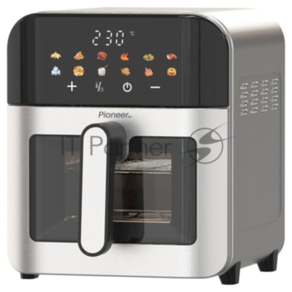 Аэрогриль Pioneer SM521D, стальной, 2100 Вт, сенсор, 12 программ