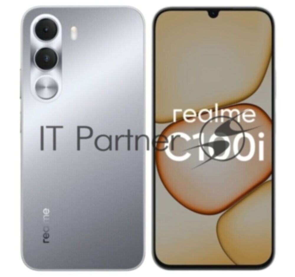 Смартфон Realme C100i RMX5377 4/64Gb серебристый