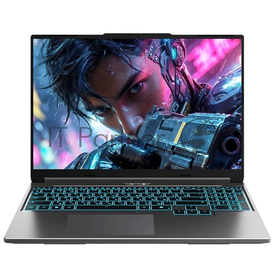 Ноутбук Maibenben X16C-i73756/16"/IPS/Intel Core i7-13700HX/16Gb/512Gb SSD/NVidia RTX5060 8Gb/Linux/серый/2.28kg