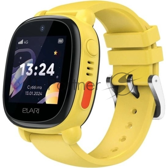 Детские часы-телефон Elari 4G Lite, желтые (KP-4G-L-YEL)