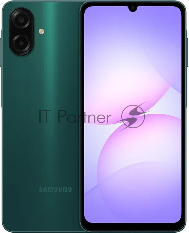 Смартфон Samsung Galaxy A07s 4Gb, 128Gb, зеленый