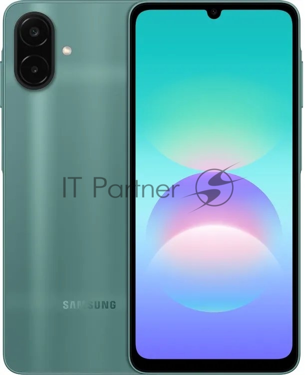 Смартфон Samsung Galaxy A08 6Gb, 128Gb, зеленый