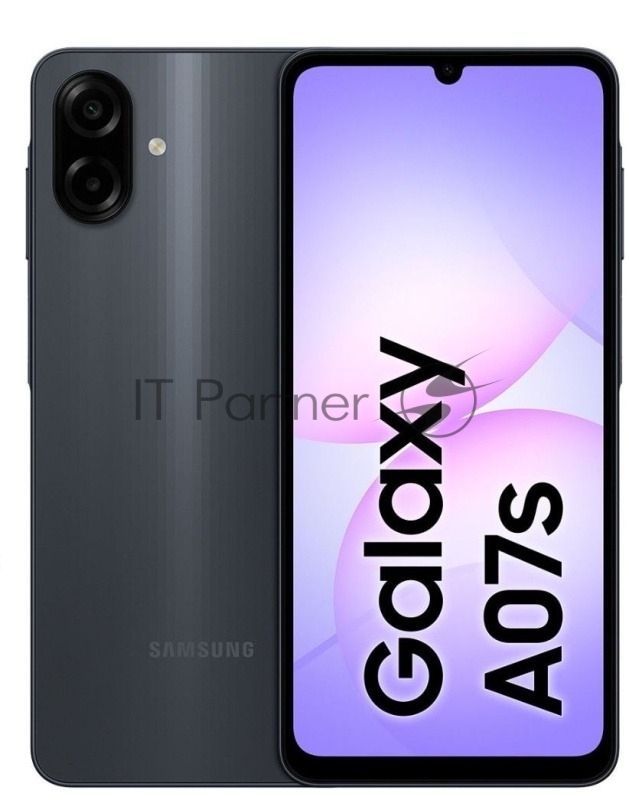 Смартфон Samsung Galaxy A07s 4Gb, 128Gb, черный