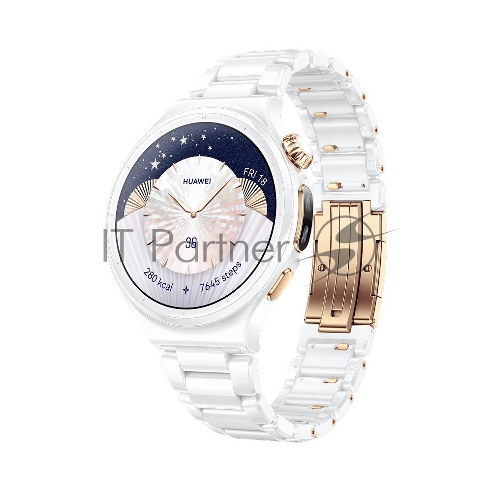 Умные часы Huawei Watch 6 Pro Ceramic Edition, 1.38" AMOLED, 4G, Wi-Fi, Bluetooth 5.2, NFC, USB Type-C, IP69, WR50, белый