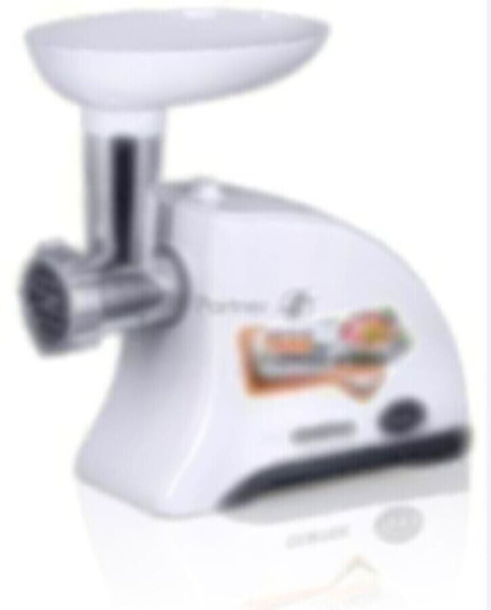 Мясорубка электрическая Centek CT-1609 белый, 1550 Вт, 2 кг/мин, реверс, защита от перегрузки, насадки - 2