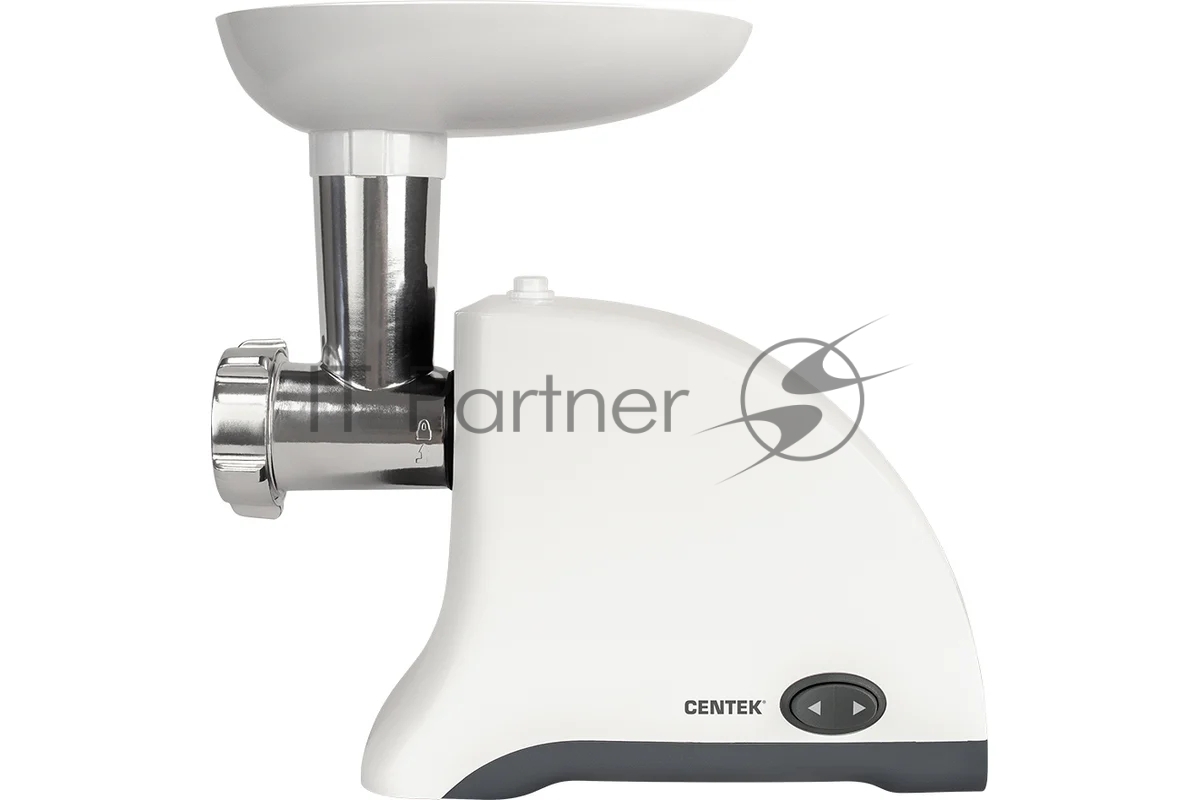 Мясорубка электрическая Centek CT-1609 белый, 1550 Вт, 2 кг/мин, реверс, защита от перегрузки, насадки - 2