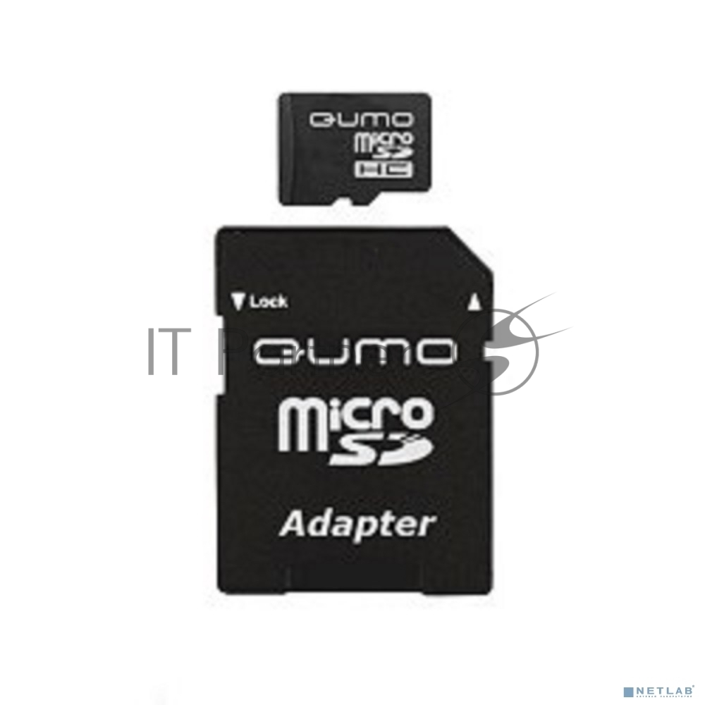 Флеш карта QUMO QM8GMICSDHC10 8Gb MicroSDHC Class 10, SD adapter
